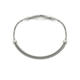 Diamond Pavé Infinity Chain Slider Bracelet