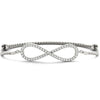 Diamond Pavé Infinity Chain Slider Bracelet