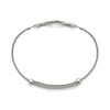 Diamond Pavé Infinity Chain Slider Bracelet