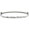 Twisted Diamond Pavé Chain Slider Bracelet