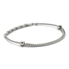 Twisted Diamond Pavé Chain Slider Bracelet