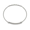 Twisted Diamond Pavé Chain Slider Bracelet