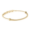 Twisted Diamond Pavé Chain Slider Bracelet