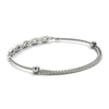 Twisted Diamond Pavé Chain Slider Bracelet