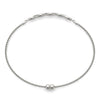 Twisted Diamond Pavé Chain Slider Bracelet