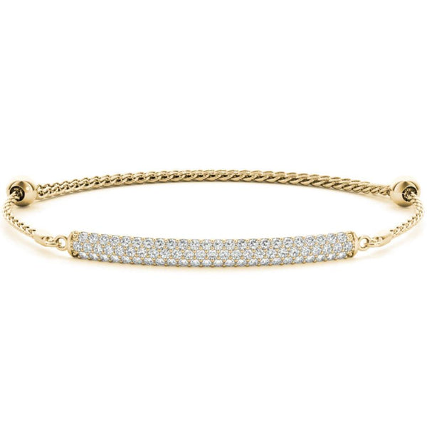 Diamond Pavé Chain Slider Bracelet