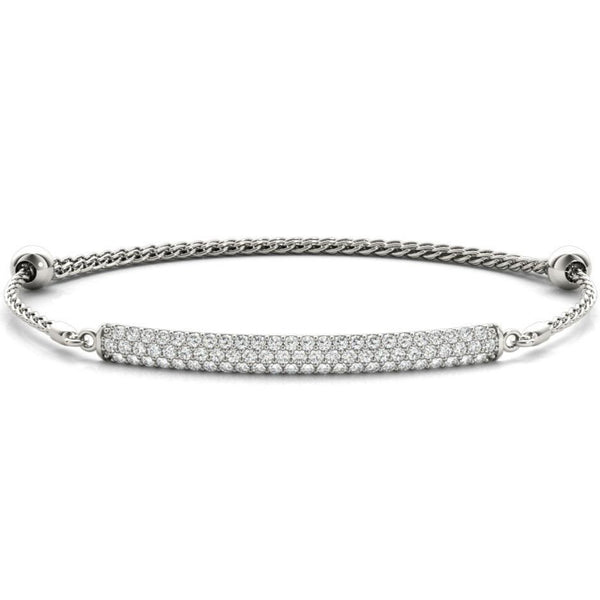 Diamond Pavé Chain Slider Bracelet