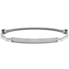 Diamond Pavé Chain Slider Bracelet