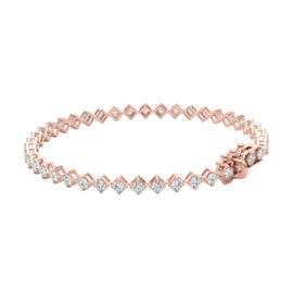 Round Diamond Tennis Bracelet