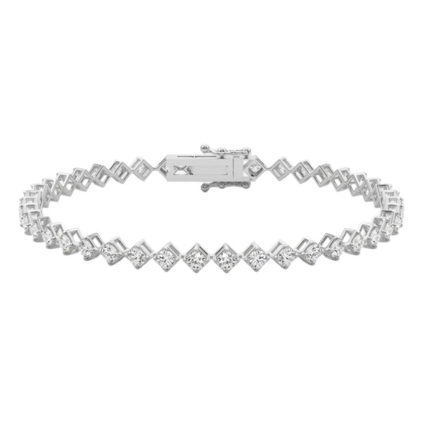 Round Diamond Tennis Bracelet