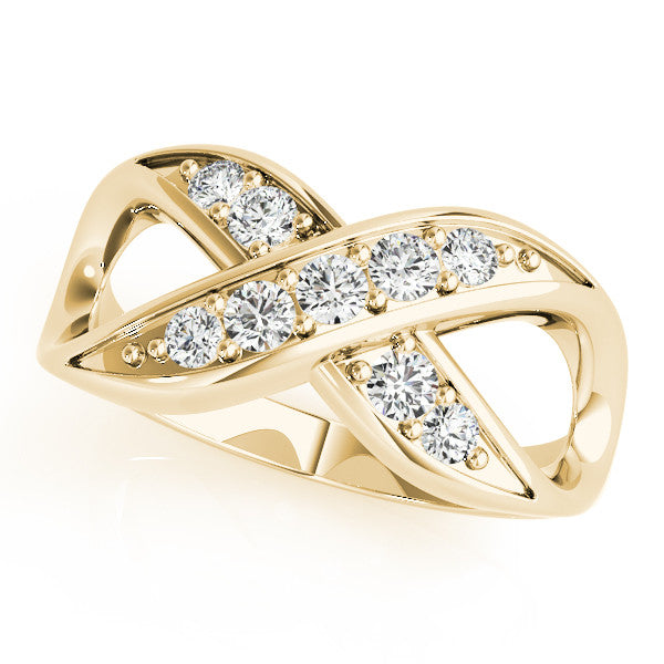 Infinity Pavé Diamond Ring