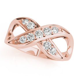 Infinity Pavé Diamond Ring