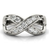 Infinity Pavé Diamond Ring