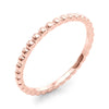 Plain Bead Wedding Ring