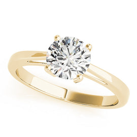 Round Solitaire Engagement Ring