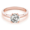 Round Solitaire Engagement Ring