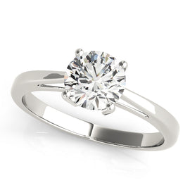 Round Solitaire Engagement Ring