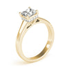 Princess Solitaire Hidden Halo Engagement Ring