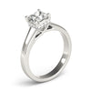 Princess Solitaire Hidden Halo Engagement Ring