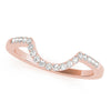 Curved Pavé Wedding Ring