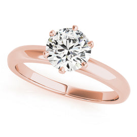 Round Solitaire Engagement Ring