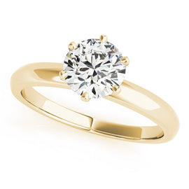 Round Solitaire Engagement Ring