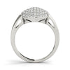 Multi-Row Round Cluster Diamond Ring