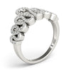 Squiggle Pavé Novelty Diamond Ring