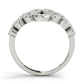 Squiggle Pavé Novelty Diamond Ring