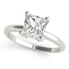 Princess Solitaire Hidden Halo Engagement Ring