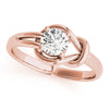 Round Love Knot Diamond Ring