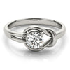 Round Love Knot Diamond Ring