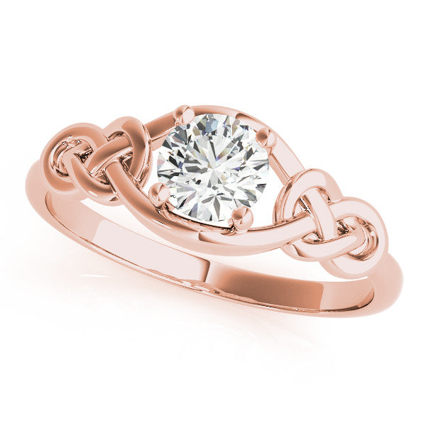 Round Love Knot Diamond Ring