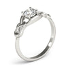 Round Love Knot Diamond Ring