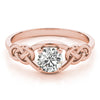 Round Love Knot Diamond Ring