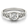 Round Love Knot Diamond Ring