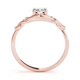 Round Love Knot Diamond Ring