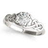 Round Love Knot Diamond Ring