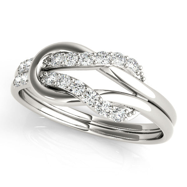 Love Knot Pavé Diamond Ring