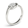 Cluster Love Knot Diamond Ring