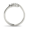 Cluster Love Knot Diamond Ring