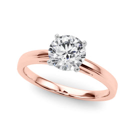 Round Solitaire Engagement Ring