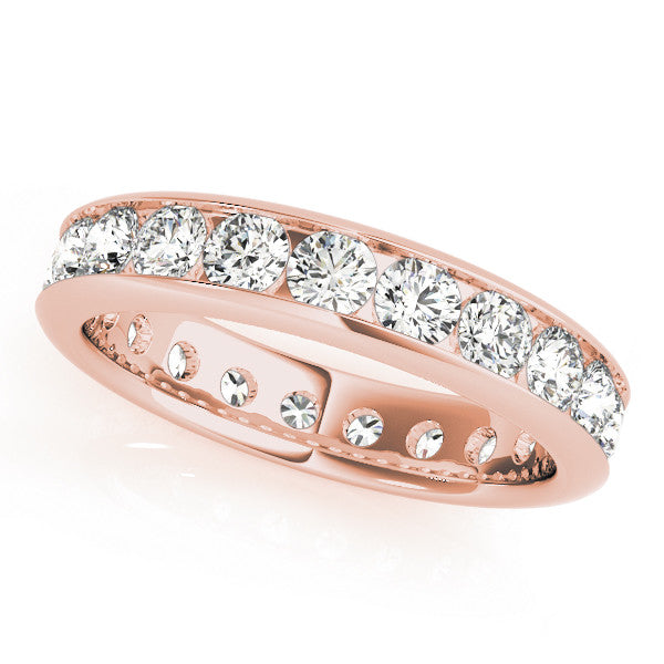 Round Diamond Eternity Wedding Ring