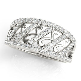 Pavé Novelty Diamond Ring