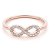 Pavé Infinity Diamond Ring