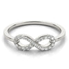 Pavé Infinity Diamond Ring