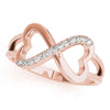 Heart Infinity Multi-Row Diamond Ring