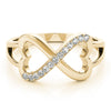 Heart Infinity Multi-Row Diamond Ring