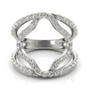 Clover Pavé Open Diamond Ring