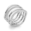 Pavé Multi-Row Diamond Ring